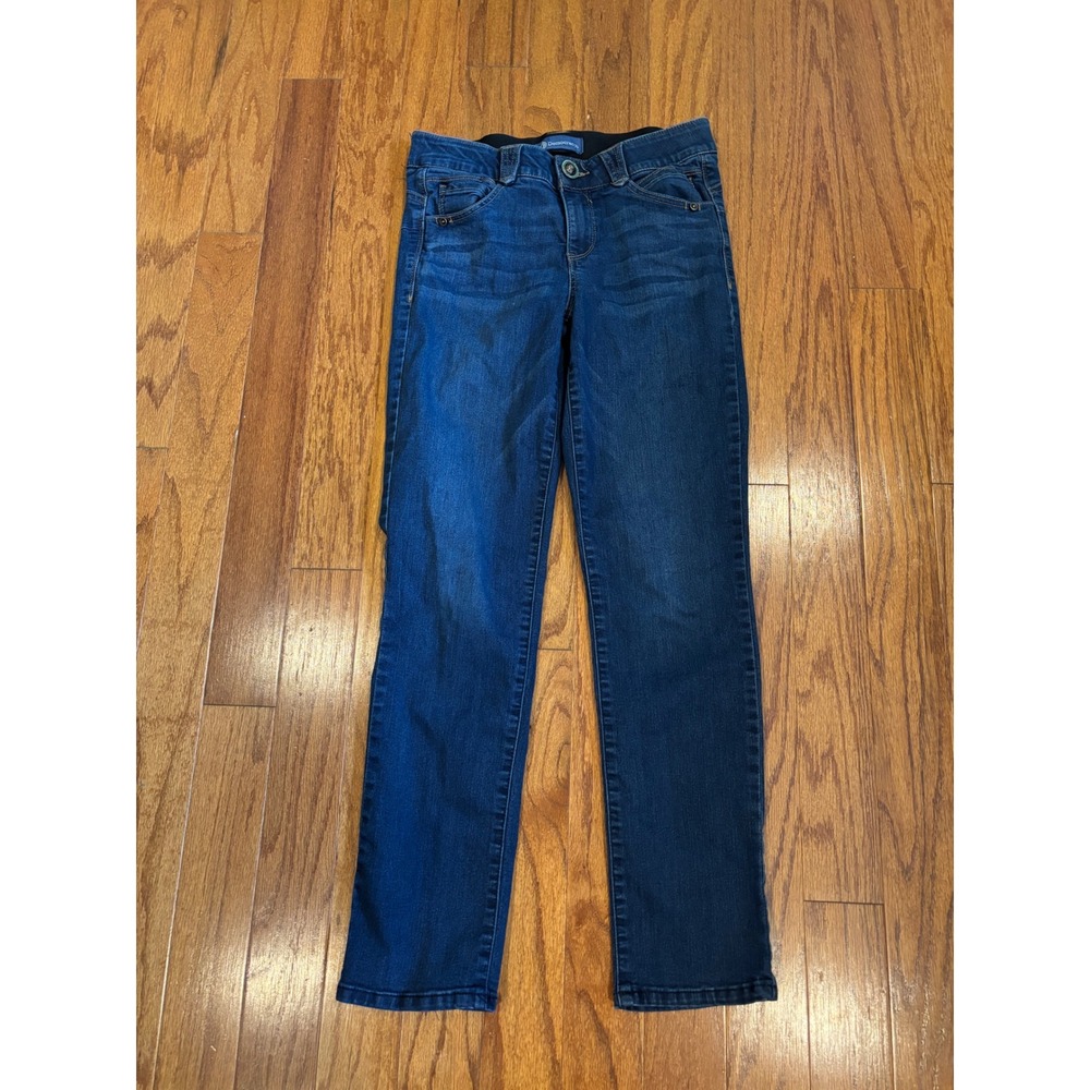 Democracy Ab Solution Straight Leg Dark Wash Jeans Size 4